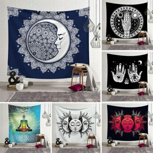Indian Mandala Tapestry Wall Hanging Hippie Bedspread Gypsy Art Decor Throw