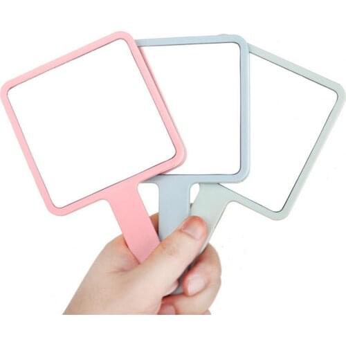 Makeup Mirror Hand Mirror SPA Salon Makeup Cosmetic Compact Mirror Anti-fog Portable Plastic Home Travel Cosmetic Mirror Gift