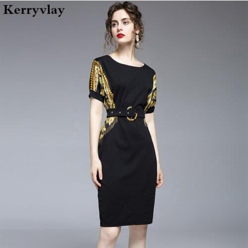 Summer Elegant Tassel Printed Splicing Women Dress Ropa Mujer Verano 2021 Ladies Dresses with Belt Kleider Damen K6930