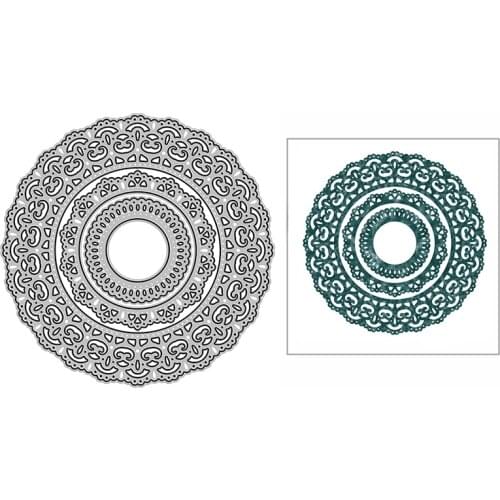 New Nested Lacy Doily Craft Embossing Mold 2021 Metal Cutting Dies for DIY Decor Scrapbooking Album and Card Making No Stamps