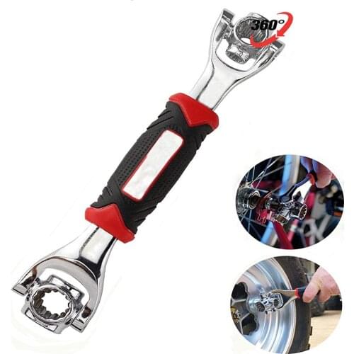 48 in 1 Wrench Tool 360 Degree Universal Key Ratchet With Spline Bolts Wrench Furniture Car Repair Spanner Hand Tool Set