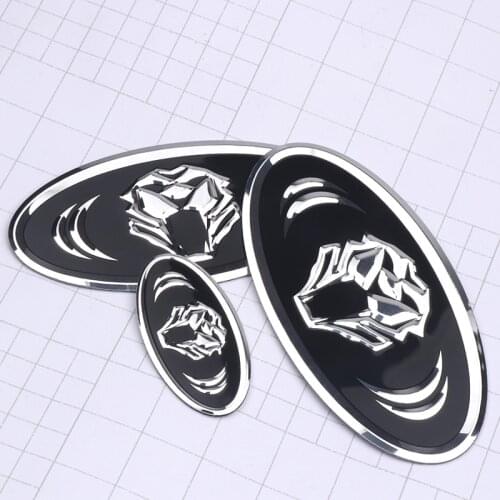 Tiger emblem Trunk Steering Wheel Front & Rear Badge Sticker for KIA RIO SPORTAGE 2013 2014 CEED CERATO SORENTO SOUL K5 K2 K3 K7