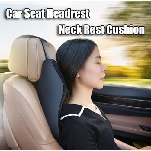 Car Seat Headrest Neck Rest Cushion Cushion Pad Memory Foam Head Rest Auto For Travel Support