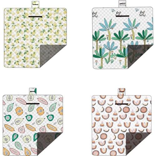 200x200cm Portable Picnic Mat Damp Proof Mat Outdoor Tent Camping Outing Picnic Mat Waterproof Mattress Hiking Beach Pad