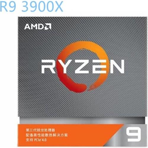 AMD Ryzen 9 3900X R9 3900X 3.8 GHz 12 núcleos 24 hilos procesador de CPU 7NM L3 = 64M AM4 con ventilador enfriador