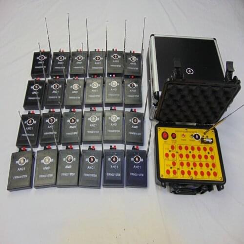 24Cues Remote 24 Key Special Effects Fireworks Copper Wire DMX Stage 2021 New Year Use Smart Wedding Equipment-Wireless Switch