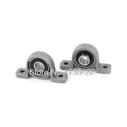 2PCS Self Align 8mm Bore Inner Ball Mounted Pillow Block Insert Bearing KP08