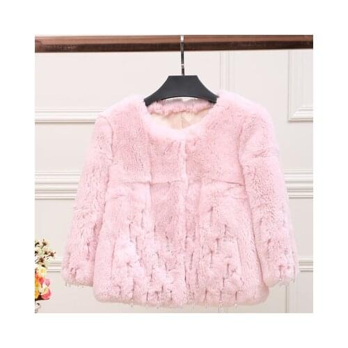 Heart neon Samuel, winter new tassel pendant whole leather rabbit hair can cultivate ones morality short fur coat with a drill
