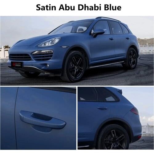 Sunice Matte Blue Vinyl Car Wrap Film Sticker Decal Bubble Free Car Wrapping Styling Car Decoratio Matte Vinyl Film