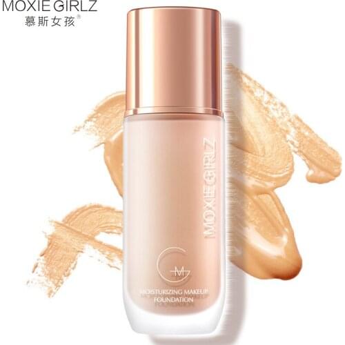 MOXIEGIRLZ Moisturizing makeup-holding foundation liquid waterproof sweatproof concealer light and does not take off makeup