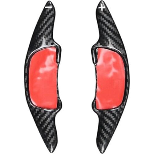 Carbon Fiber Shift Paddles Car Steering Wheel Shift Paddle Shifter Interior Trim For Mazda CX-30 CX30 2020