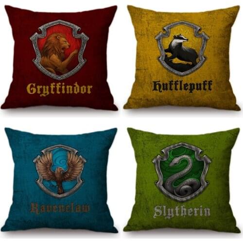 Vintage Linen Cotton Cushion Covers Decorative Animal Cushion Cover For Sofa Home Decor Car Throw Pillow Case Pillowcase 45x45cm