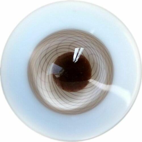 [wamami] 14mm Brown Glass Eyes Eyeball BJD Doll Dollfie Reborn Making Crafts