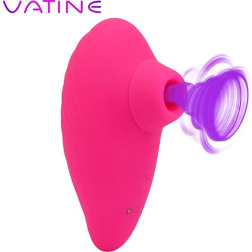 VATINE 7 Modes Sucking Vibrator Cute seahorse Clit Nipple Sucker Female Masturbator Clitoris Stimulato Sex Toys for Women