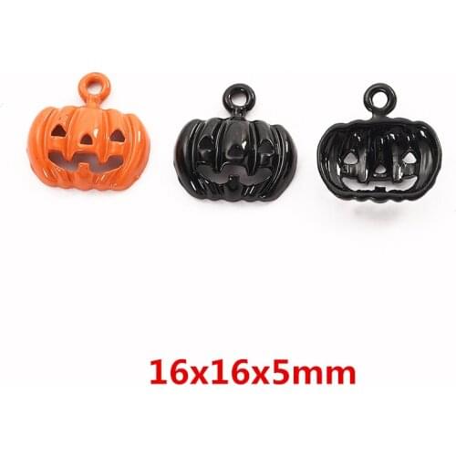 20pcs pumpkin zinc alloy metal pendant charms for diy jewelry making 6008