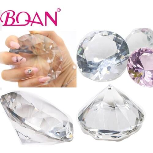 BQAN 1Pcs Nail Art Accessories for White Pink Crystal Diamond Hand Model Photograph Props Ornament Manicure Jewelry Decoration