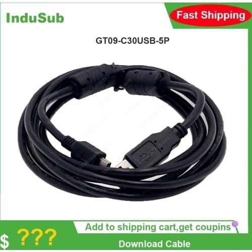GT11 GT15 Series Programming Cable GT09-C30USB-5P Connectors cable
