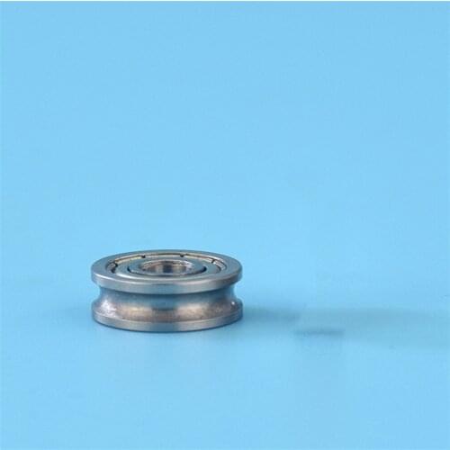 4*12*4mm bearing wheel, U groove, 604UU pulley roller, 604zz steel wire wheel, lifting wheel, very mute
