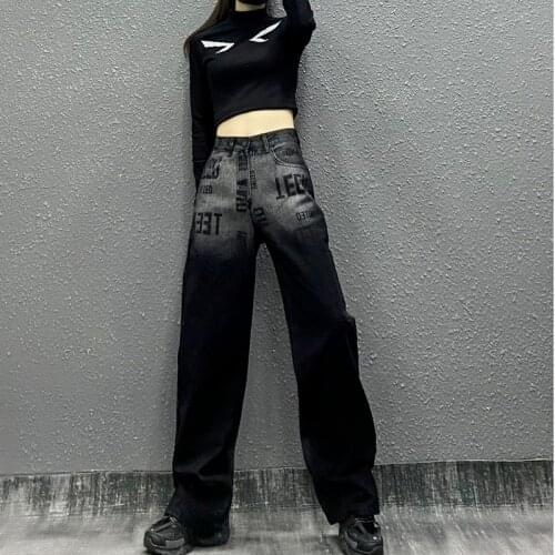 MINGLIUSILI Women's Straight Jeans