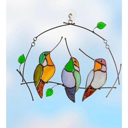 Pendant Multifunctional Attractive Acrylic Miniature Fake Bird Ornament for Home