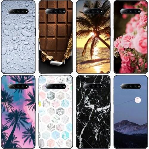 For Black Shark 4 Case Rose Wolf Cute Patterned Cover Soft Silicon Phone Case for Black Shark 4 Pro Top Quality