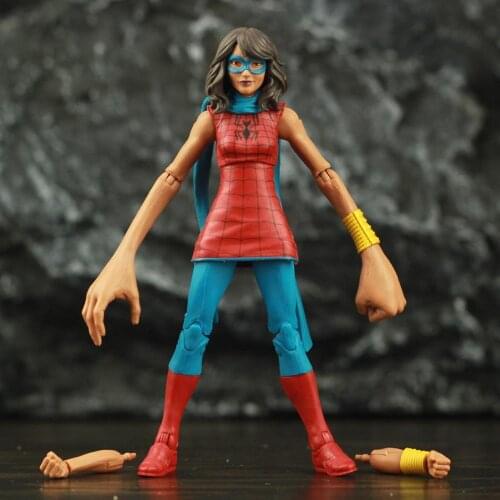 Original Marvel Legends MS M Kamala Khan Spider Suit 6" Action Figure Exclusive Limited Edition Membership Kit Stark Unlimited