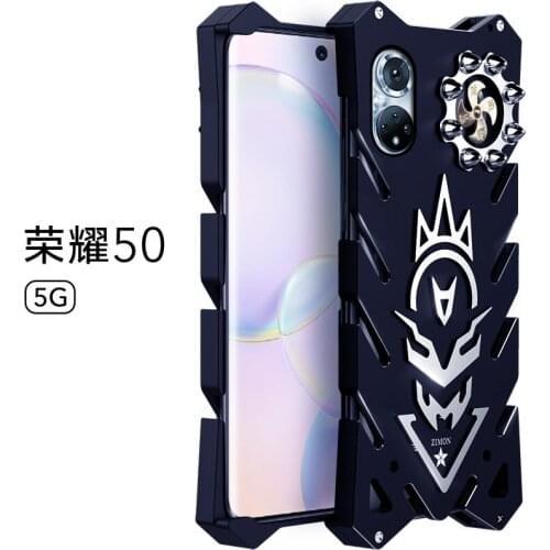 Original Zimon Shockproof Protection Metal Phone Case For Honor 50 SE 50SE Shell Bumper Back Cover For Honor 50 Pro Cases