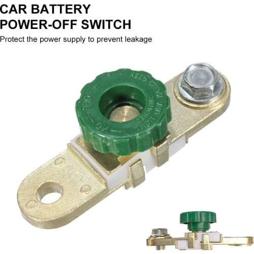 Car Motorcycle Battery Cut-off Switch Leakproof 100A Battery Terminals Quick Disconnect Isolator Kill Switch Car Truck Parts