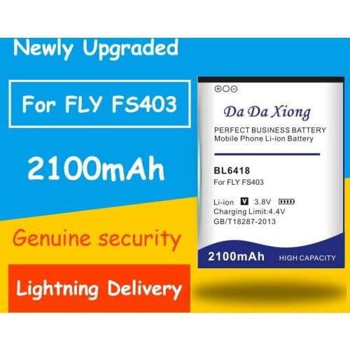 Full Protection And Safety 2100mAh BL6418 Li-ion Phone Battery for FLY FS403 Cumulus 1/ FS404 Stratus 3 BL6418 battery