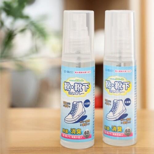 Japan 60ml Portable Sports Shoes Deodorant Spray Shoe Socks Foot Deodorant Odor Spray Eliminates Odor Anti Bacterial Deodorant