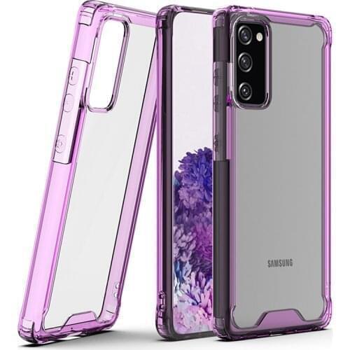 Clear Shockproof Armor Glossy Plain Phone Case Huawei P20 Pro P30 lite Mate20lite Mate30 Pro Transparent TPU+PC Back Phone Cover