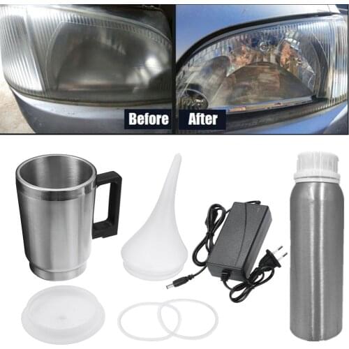 Universal Headlight Repair Tools Kit 200ML Repair Fluid Lamp Renovation Agent Repair Accessory Automotive Headlight Restoration