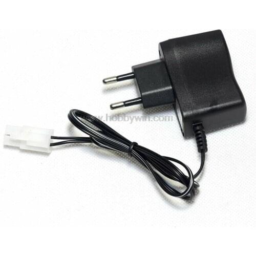 9.6V 250mA EU Charger Big Tamiya Male charge plug Positive to Square for NiMH NiCD RC Model Batteries
