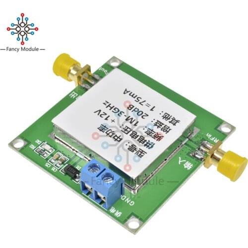 Diymore 1-3000MHz 2.4GHz 20dB LNA RF Broadband Low Noise Amplifier Module UHF HF VHF