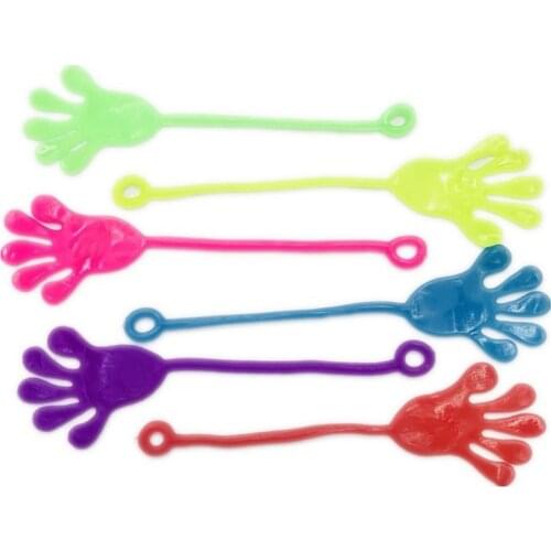 30pcs Sticky Hands Slap Party Favors Supplies Vinyl Squishy Toy Play Pinata Fillers Birthday Gift Treat Bag Wedding Favors