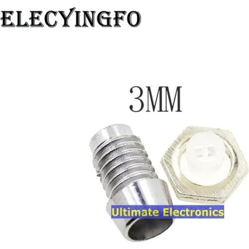 50 sets LED light tube socket 3mm LED space column Light tube socket Isolation lamp shade Plastic type