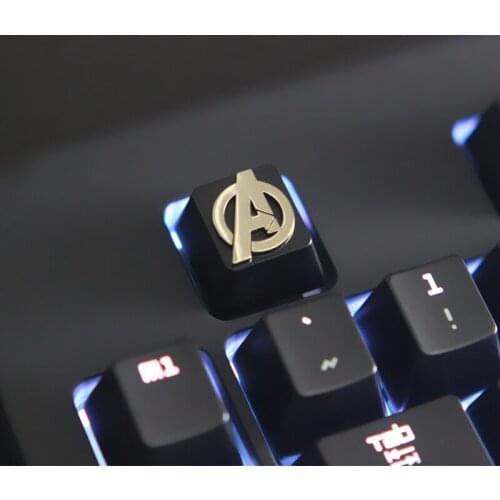 Keyboard Accessories Customized Embossed Zinc Alloy Keycap For Game Mechanical Keyboard High-end Unique DIY for A