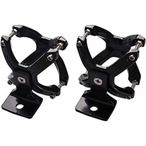 Car Accessories 2Inch 3Inch Adjustable Black Round Bull Bar Bumper Bar Tube Mounting Brackets Clamp Holder for LED Bar