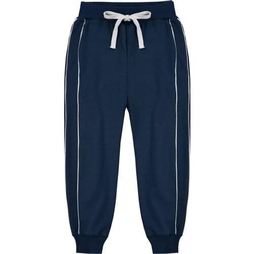 Cotton Kids Pants Running Workout Exercise Pants Boys Girls Casual Sport Pants Unisex Elastic Waist Trousers Childrens Clothing