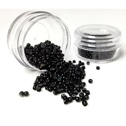 PRODİVA BLACK MICROFIBRE SOURCE HAIR BEADS 500'LÜ IN the box