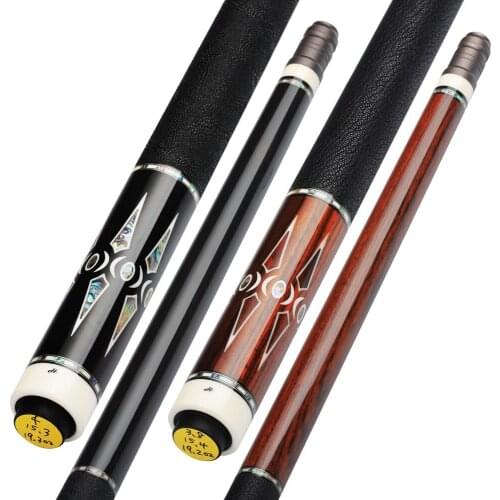 HOW Cues Official Store HOW 291A/292A Billiard Pool Cue Billar Stick Kit 12.5mm Tip Black 8 Handmade Professional with Case
