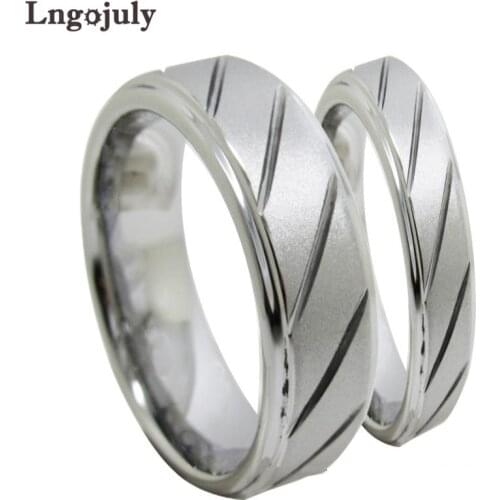 Fashion Couple Ring Tungsten Carbide Ring Wedding Ring 6MM 8MM Jewelry Engagement Wedding Party Tungsten Ring For Men Women Gift