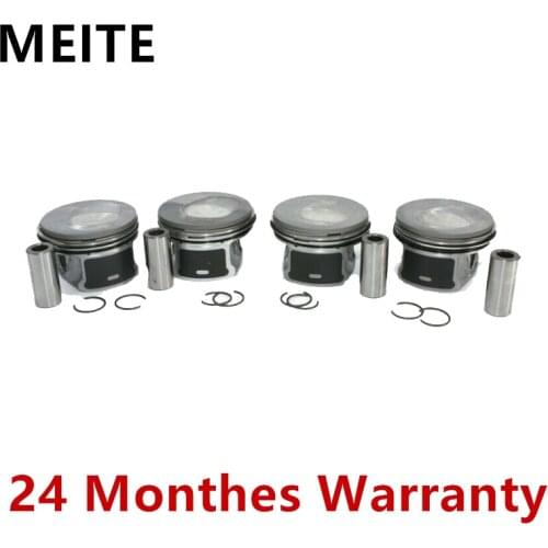 Engine Piston & Piston Ring Kit Set For Volkswagen VW Caddy Golf Plus Jetta For Audi A1 A3 For Skoda 1.2T 03F107065F 03F198151
