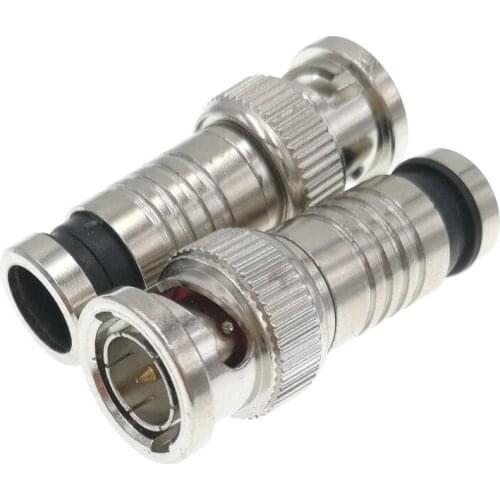 BNC Compression Connector,RG59 Ancable BNC Cable Connectors For Coaxial Cable, SDI, HD SDI CCTV, Video Camera Systems