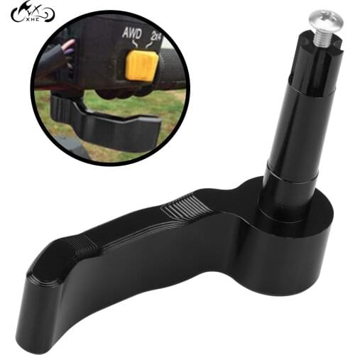 Motorcycle Black CNC Aluminum Thumb Throttle Control Lever For Polaris Scrambler ATV Sportsman 400 450 500 550 570 800 850 1000