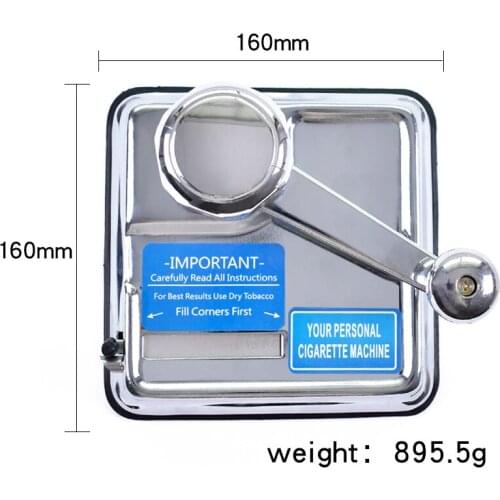 New hot sale Cigarettes Tobacco Roller Manual Injector Hand-crank Tobacco Machines DIY Smoking Accessories Men Gadgets