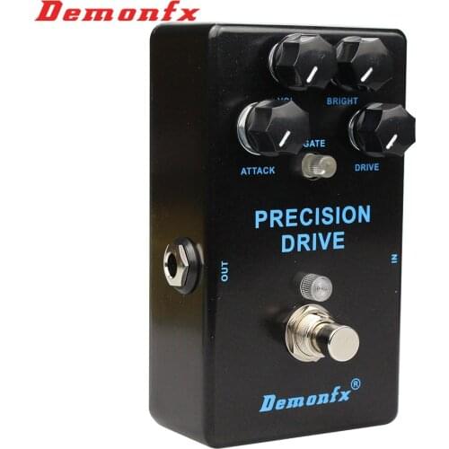 NEW High Quality Precision Drive Overdrive & Gate Pedal Guitar Effect Pedal Overdrive Pedal Demonfx