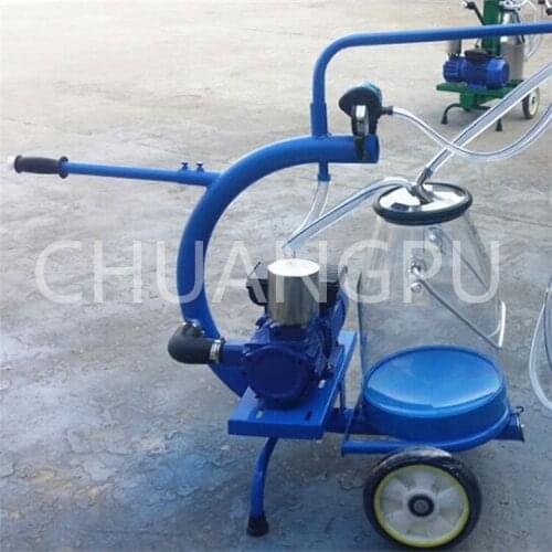 Single Barrel Trolley Milking Apparatus Machine for Goats