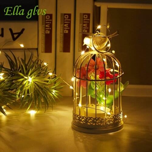 Led Christmas Light 2M 5M 10M Led String Light Battery Powered Led Tree For Christmas Wedding Garland