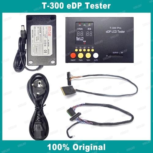 T-300 4K eDP Signal Universal LCD Screen Tester Support 55 Models Procedures Through All eDP Signal 3742*2160 LCD Screen Tester